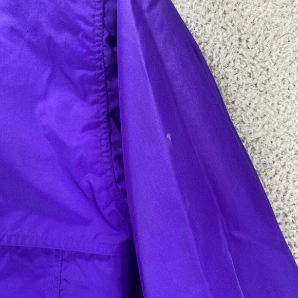 Cabin Creek Jacket Womens Large Purple Nylon Retro Colorblock 90s NO Liner - Picture 3 of 16